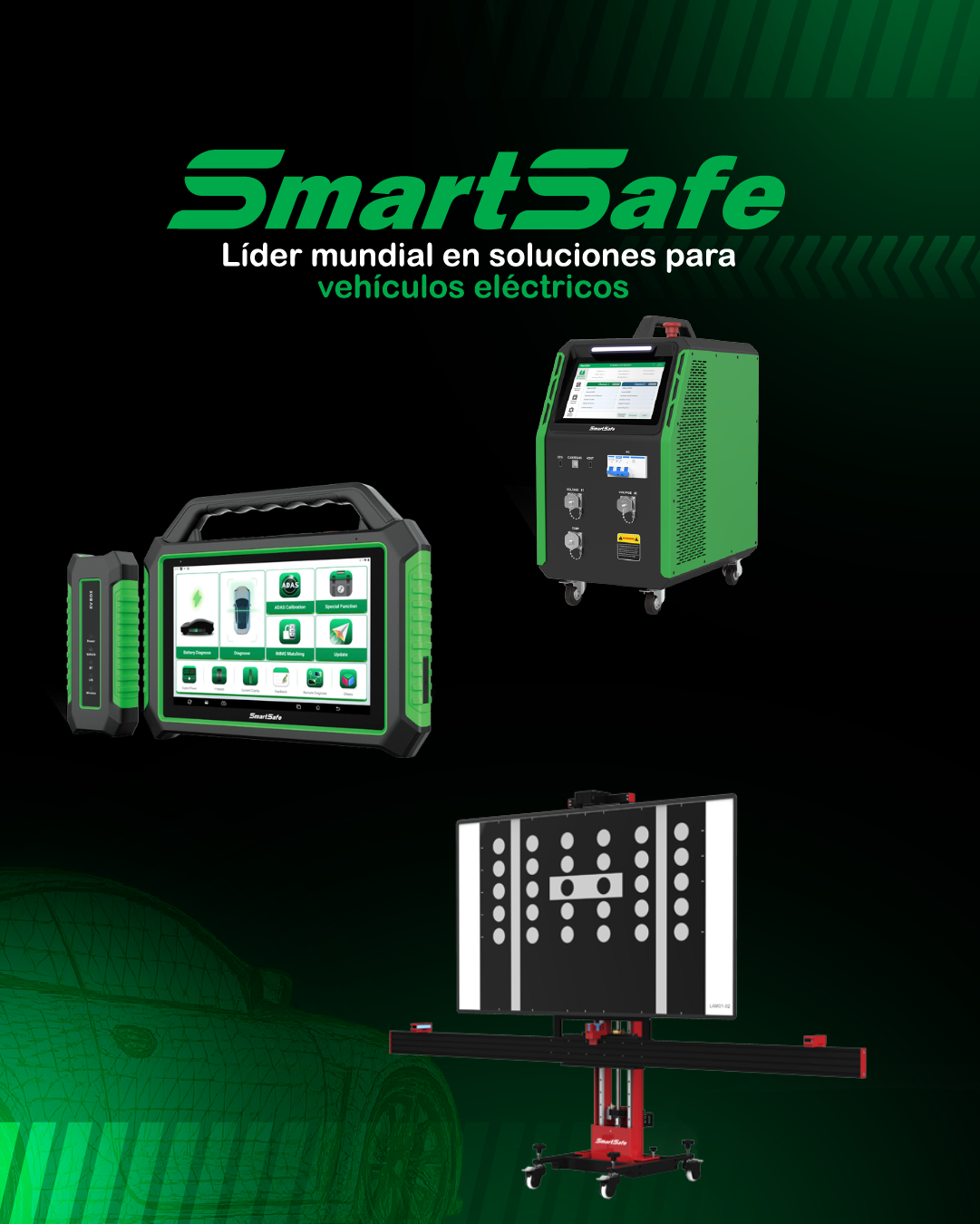 SmartSafe Electric Vehicle Diagnostic Scanner - Real Equipment